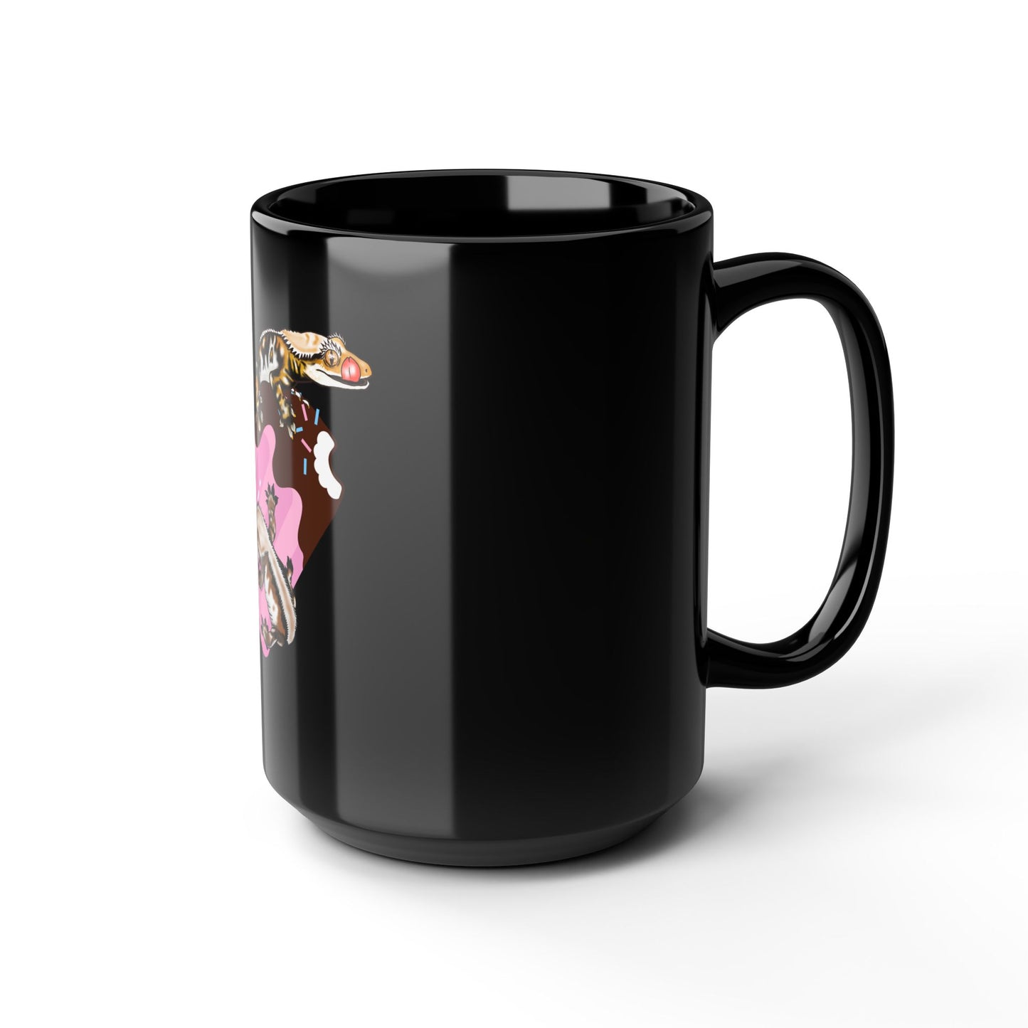 Tricolor Treat Crested Gecko Mug 15oz