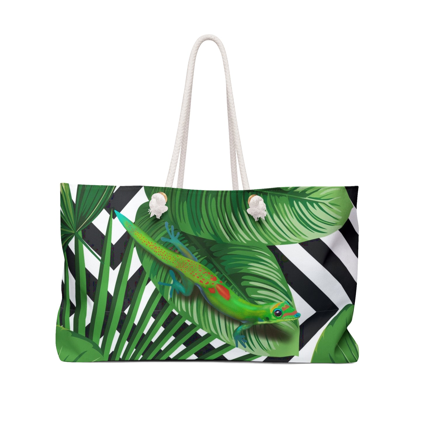 Tropicana Day Gecko Weekender Tote