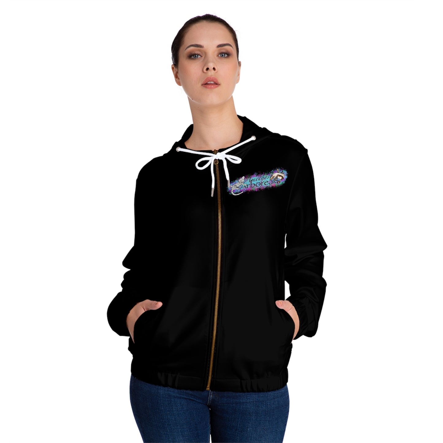 Extreme Love Crested Gecko Women’s Full-Zip Hoodie