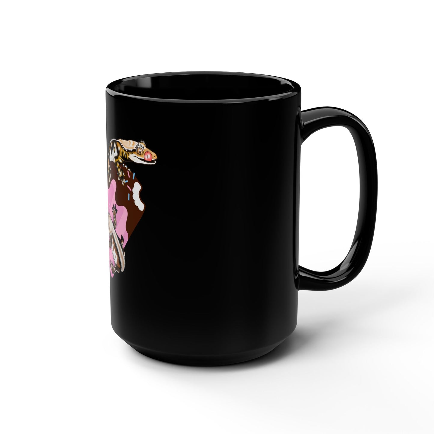Tricolor Treat Crested Gecko Mug 15oz