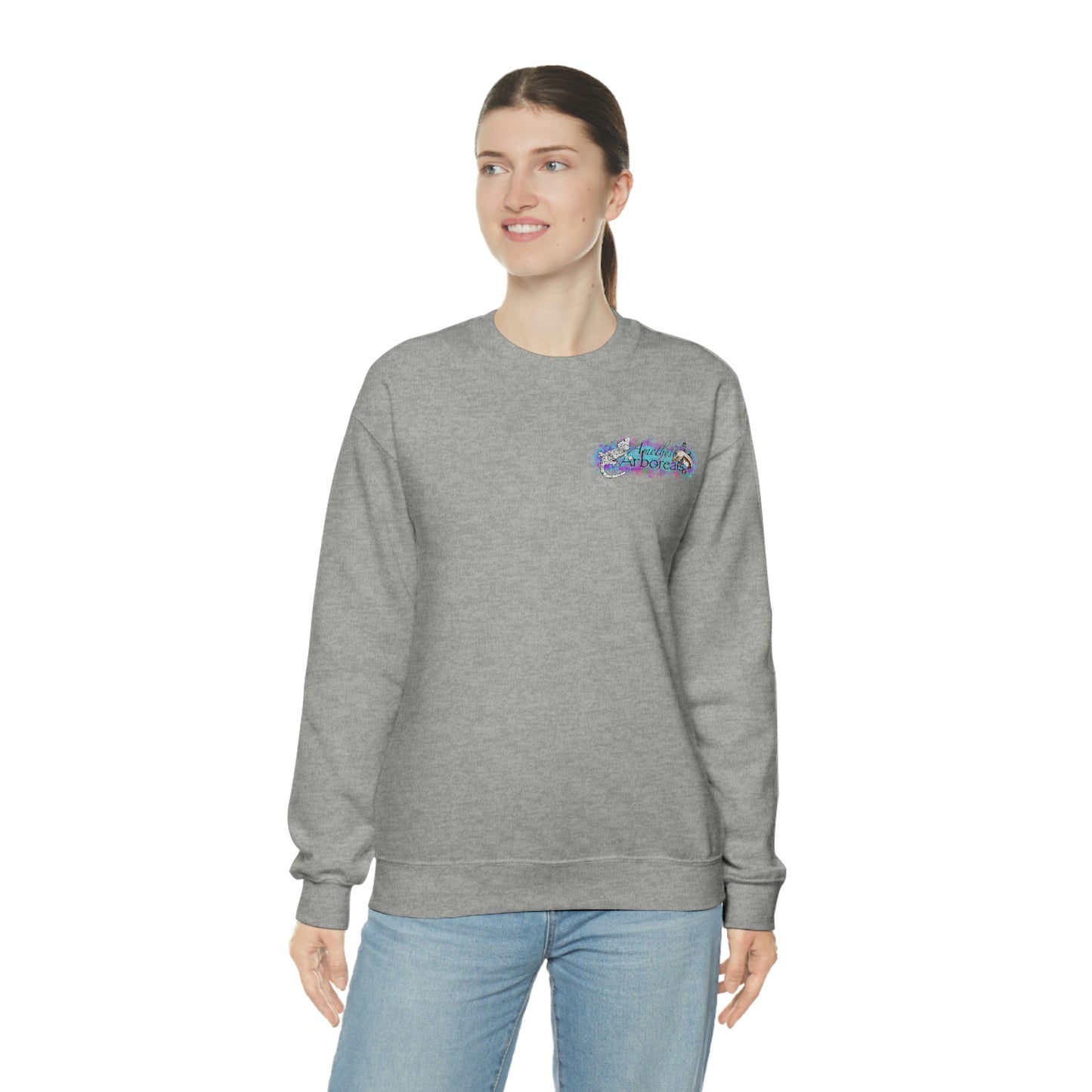 Crested Gecko Jungle Design Crewneck Sweatshirt