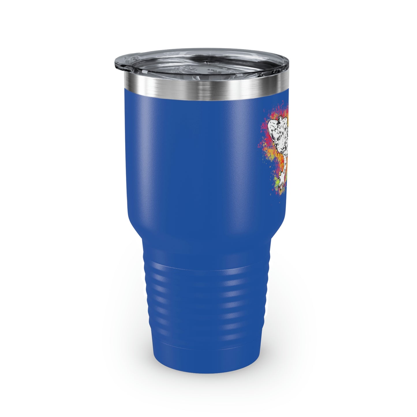 Super Dalmatian Crested Gecko Ringneck Tumbler, 30oz