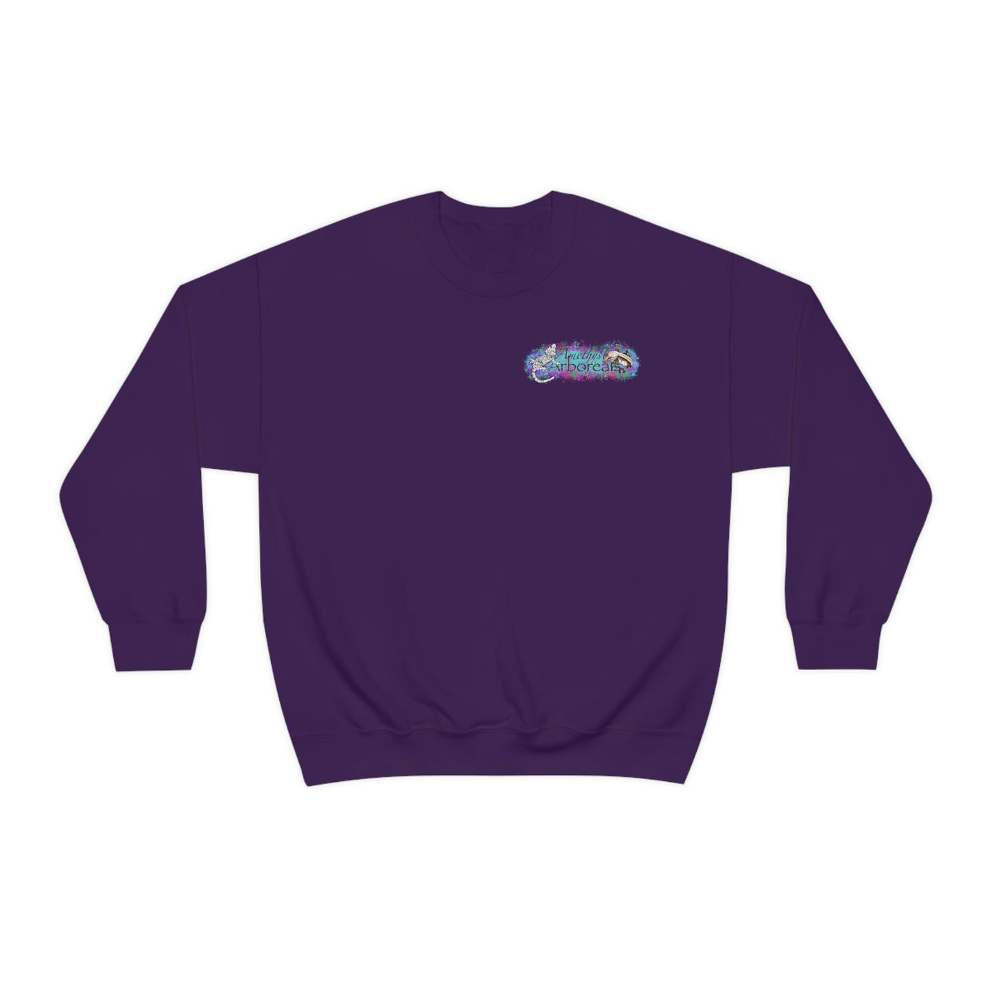 Crested Gecko Jungle Design Crewneck Sweatshirt