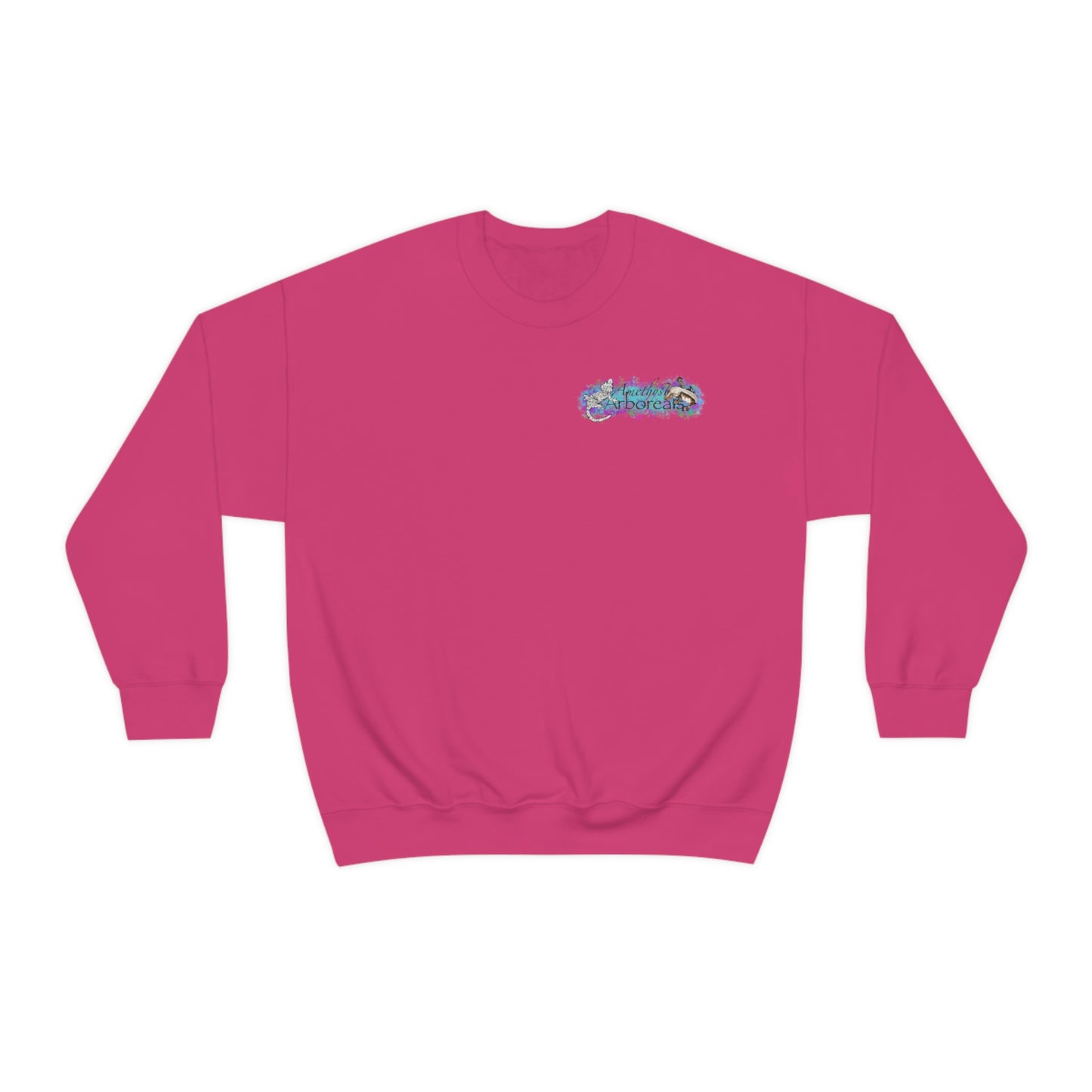 Crested Gecko Jungle Design Crewneck Sweatshirt