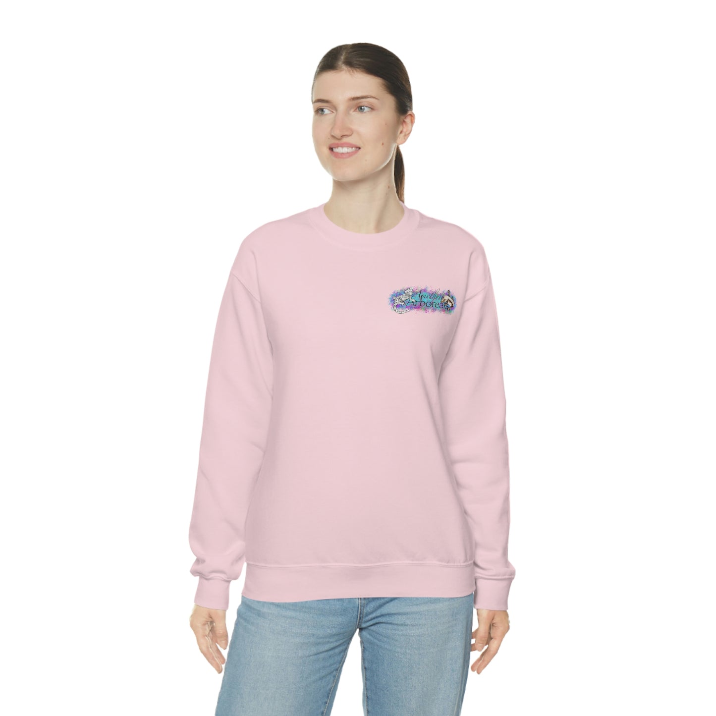 Crested Gecko Jungle Design Crewneck Sweatshirt
