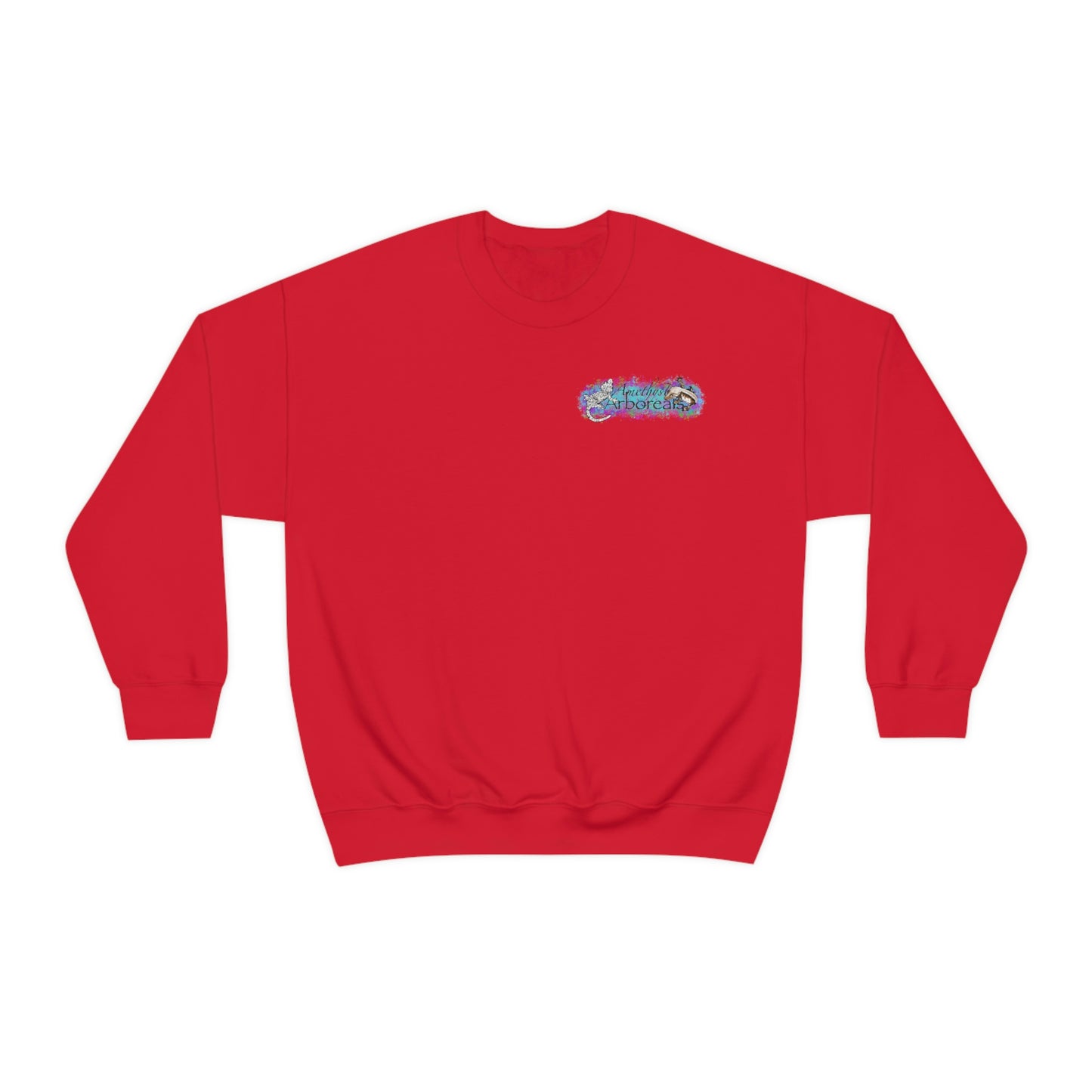 Crested Gecko Jungle Design Crewneck Sweatshirt