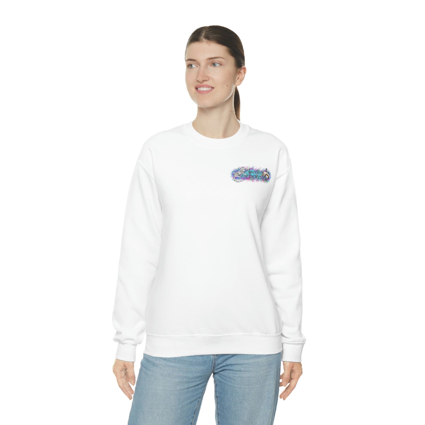 Crested Gecko Jungle Design Crewneck Sweatshirt
