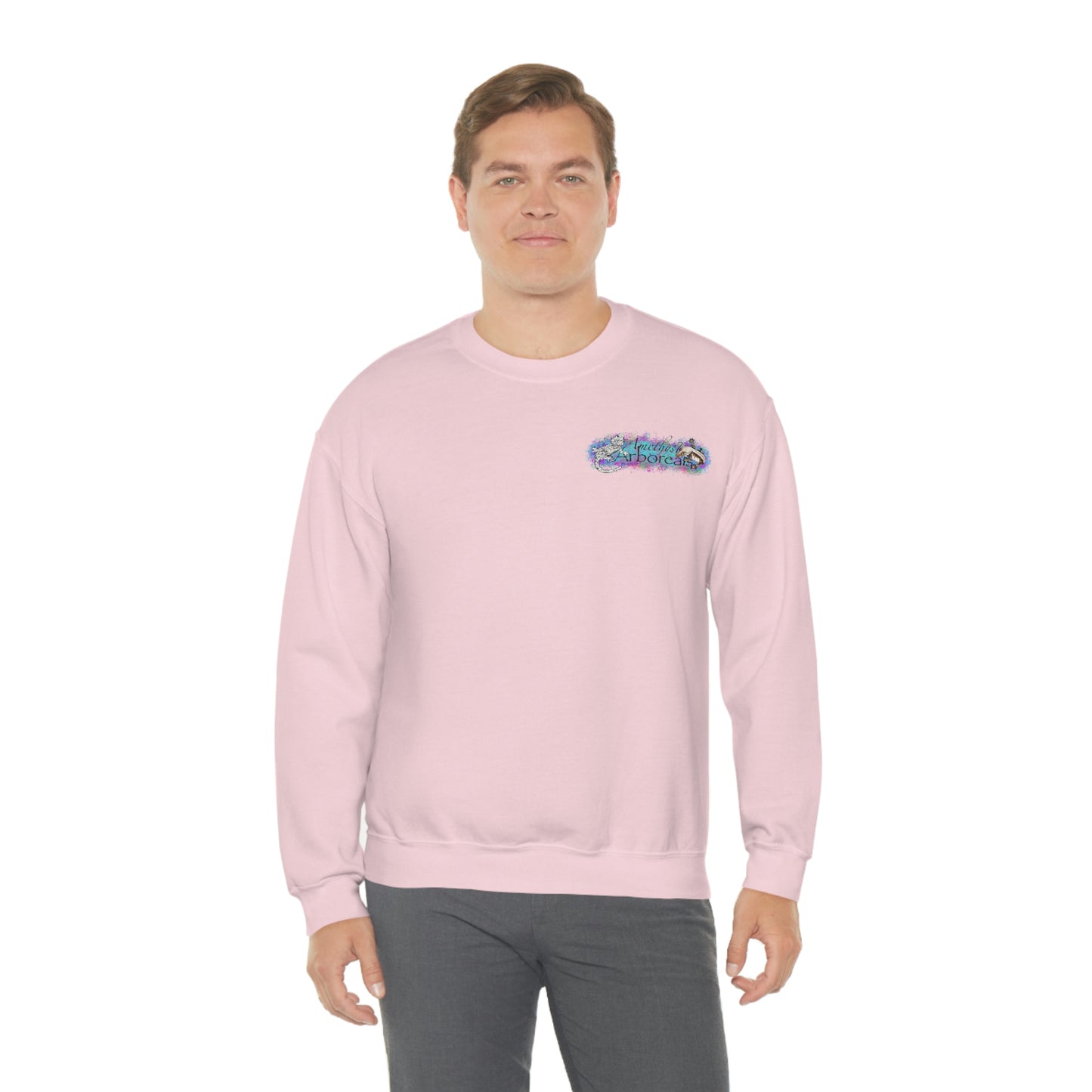 Crested Gecko Jungle Design Crewneck Sweatshirt