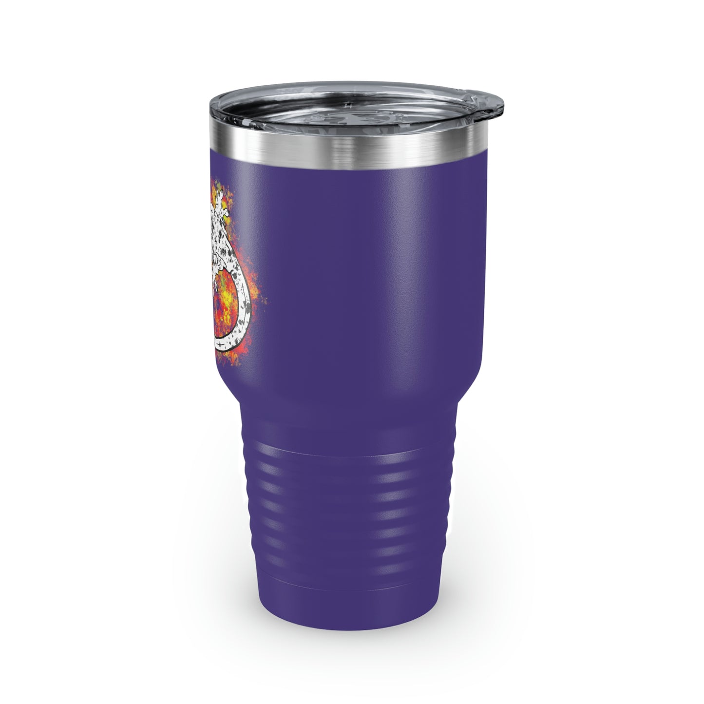Super Dalmatian Crested Gecko Ringneck Tumbler, 30oz