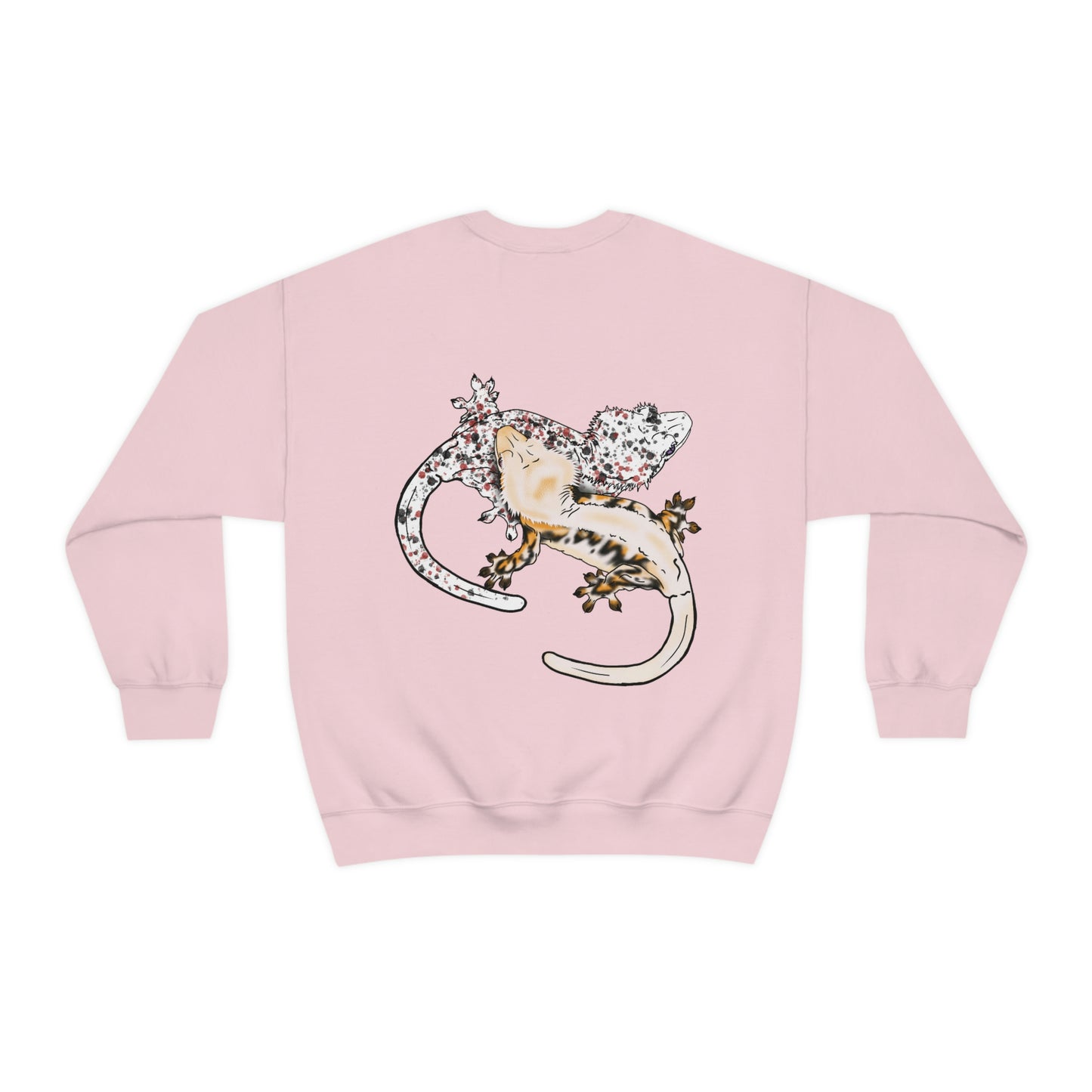 Crested Gecko Jungle Design Crewneck Sweatshirt