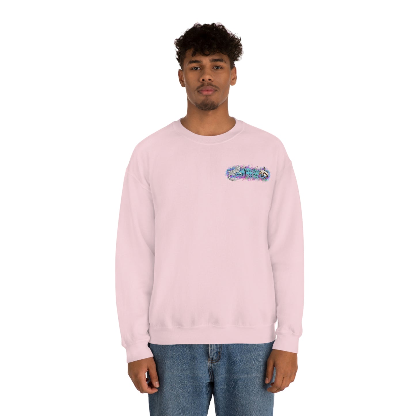 Crested Gecko Jungle Design Crewneck Sweatshirt